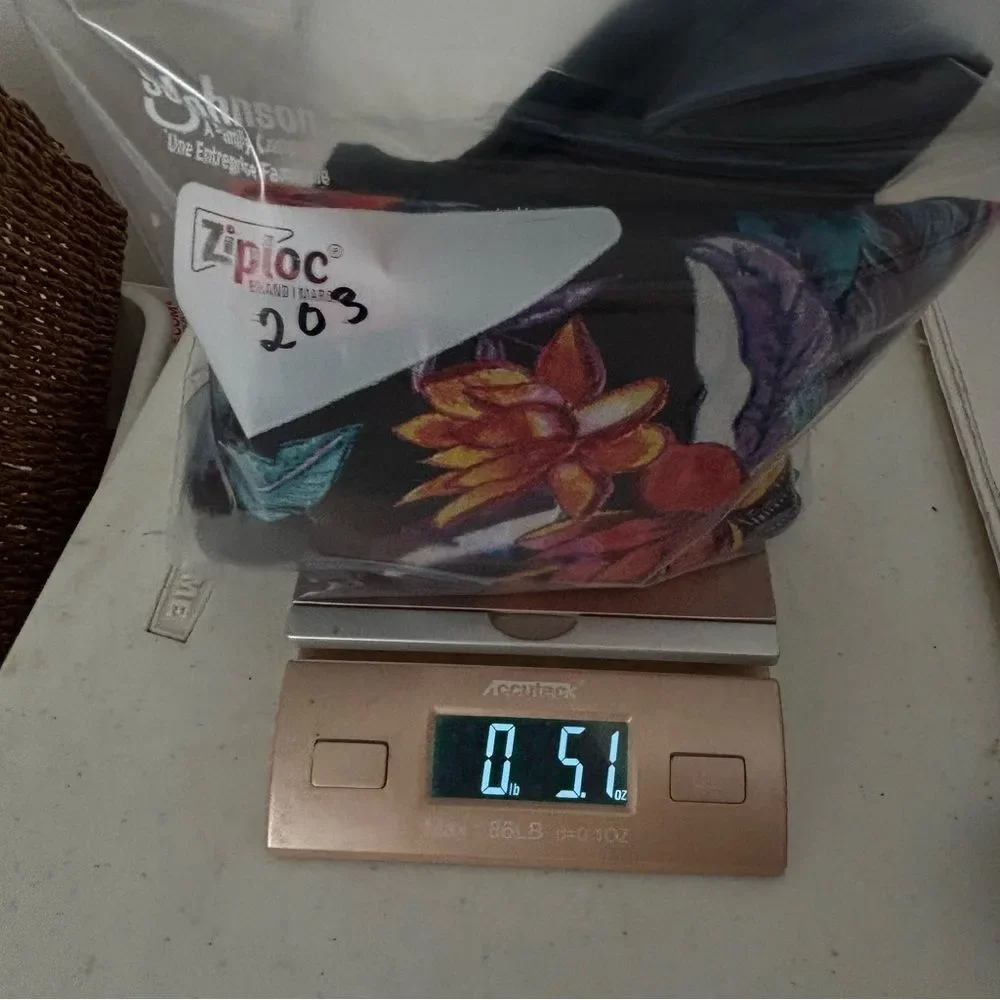 NWT KikiSol Womens M‎ Black Floral Cotton Shirt Button Down Boho Resort Vacation - Picture 15 of 15